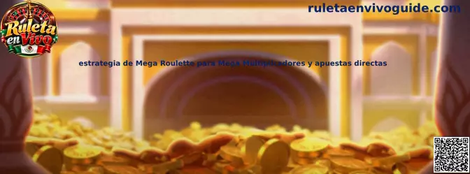 Ilustración educativa sobre Mega Roulette, multiplicadores y apuestas directas en ruleta en vivo