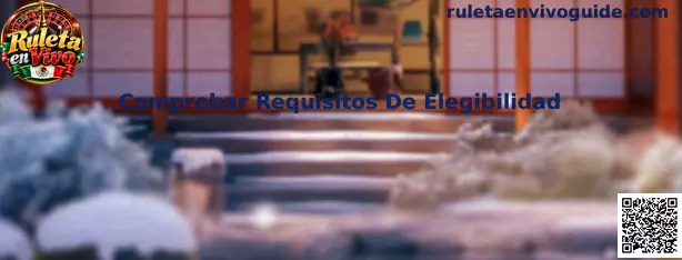Comprobar Requisitos De Elegibilidad en Ruleta en Vivo