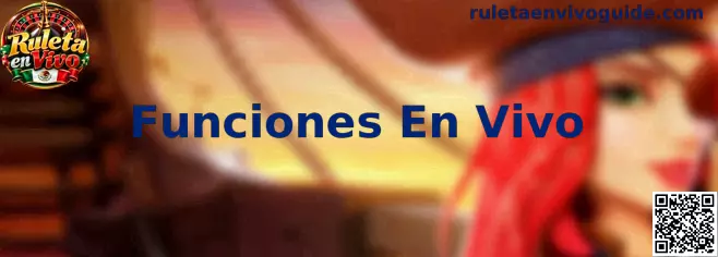 Interfaz informativa sobre las funciones de una mesa de Ruleta en Vivo