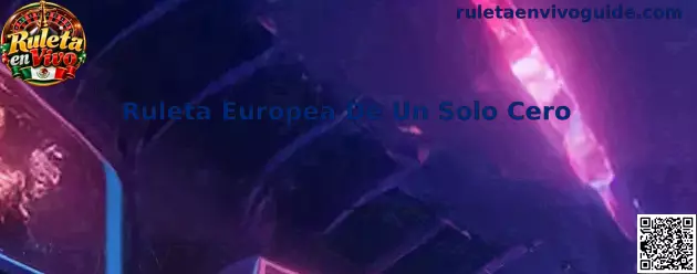 Ruleta Europea De Un Solo Cero