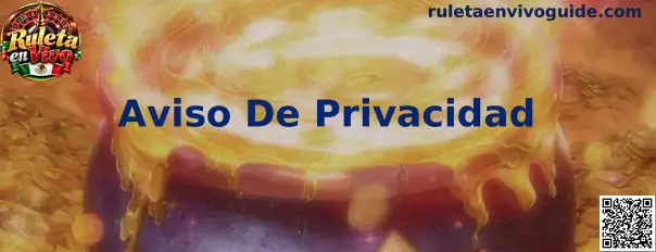 Guía visual sobre Aviso De Privacidad para usuarios de Ruleta en Vivo en México