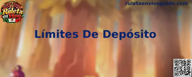 Guía visual sobre límites de depósito para una experiencia responsable de Ruleta en Vivo