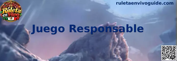 Información sobre juego responsable en Ruleta en Vivo