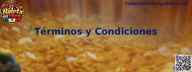 Términos y condiciones de Ruleta en Vivo
